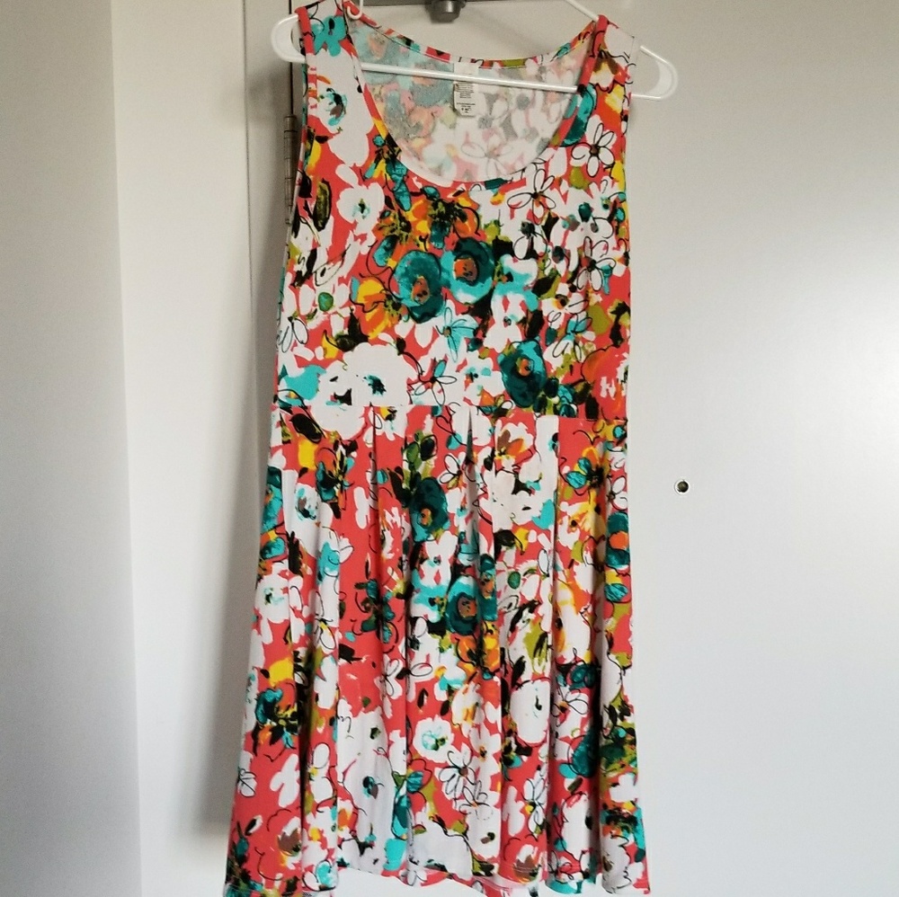 Fun, flirty a-line print dress